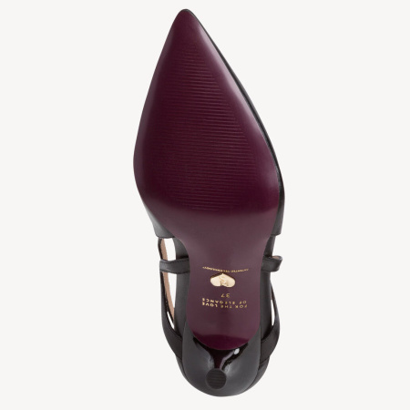 Слингбэки  Tamaris  черный  кожа F-91208 фото в интернет-магазине | Omadey.ru