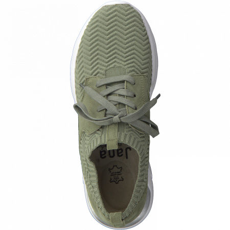 Кроссовки  Jana  зеленый  текстиль F-90262 фото в интернет-магазине | Omadey.ru