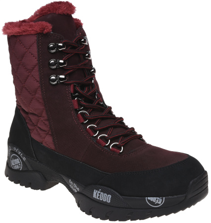 Ботинки  Keddo  бордовый  нубук искусств./нейлон Z-8859 фото в интернет-магазине | Omadey.ru