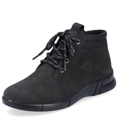 Ботинки  Rieker  черный  кожа/кожа искусств. Z-200061 фото в интернет-магазине | Omadey.ru