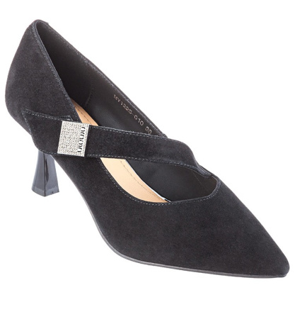 Туфли  Baden  черный  кожа Z-400816 фото в интернет-магазине | Omadey.ru