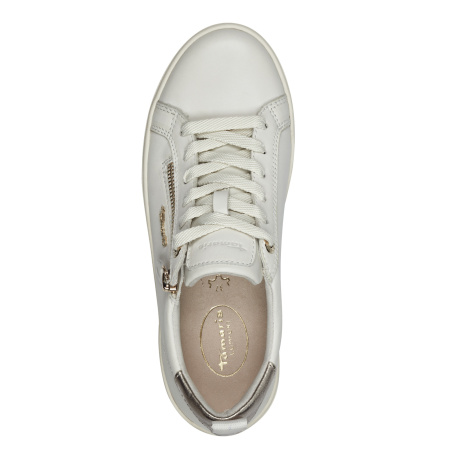 Полуботинки Tamaris  бежевый  кожа  Z-400947 фото в интернет-магазине | Omadey.ru