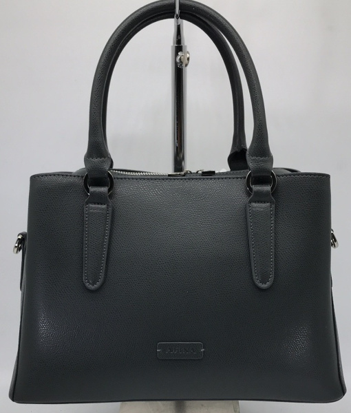 Фото Сумка  Afina  серый  кожа c09914-gray