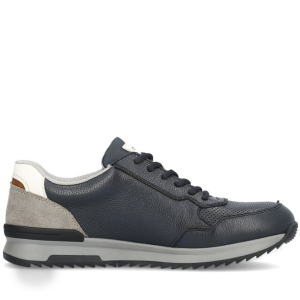 Фото Кроссовки  Rieker  синий  кожа/кожа искусств. F-400061 мужские Фото Кроссовки  Rieker  синий  кожа/кожа искусств. F-400061 мужские
