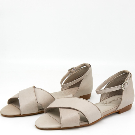 Босоножки  Rovigo  серый  кожа F-80904 фото в интернет-магазине | Omadey.ru