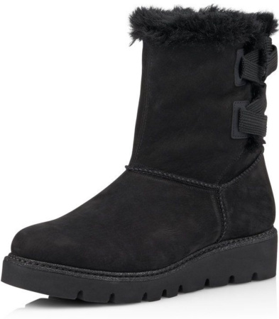 Полусапоги  Remonte  черный  кожа/кожа искусств./текстиль Z-89187 фото в интернет-магазине | Omadey.ru