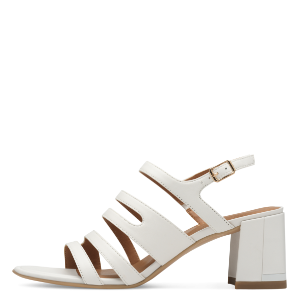 Фото Босоножки  Tamaris  белый  кожа F-400910