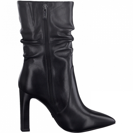 Полусапоги  Tamaris  черный  кожа Z-100606 фото в интернет-магазине | Omadey.ru