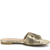 Шлепанцы  Caprice  золотой  кожа F-7572 фото в интернет-магазине | Omadey.ru