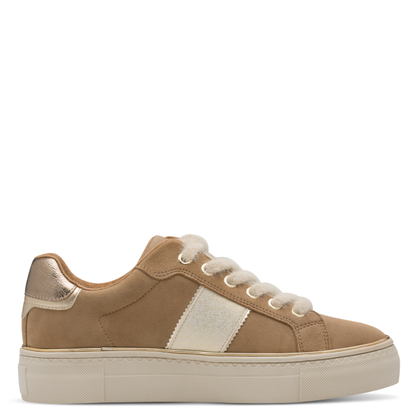 Фото Кроссовки Tamaris  бежевый  кожа  Z-400963 Фото Кроссовки Tamaris  бежевый  кожа  Z-400963