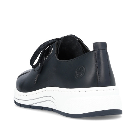 Туфли  Rieker  синий  кожа/кожа искусств. F-300253 фото в интернет-магазине | Omadey.ru