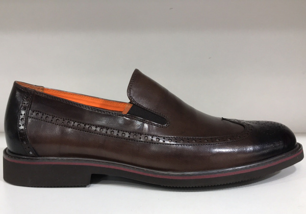 Фото Туфли  Romitan  коричневый  кожа Z-90450