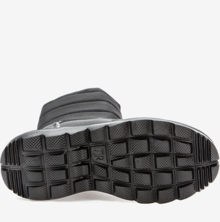 Ботинки  Tesoro  черный  кожа искусств./оксфорд Z-89053 фото в интернет-магазине | Omadey.ru