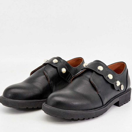 Туфли  Betsy  черный  кожа искусств. Z-7036 фото в интернет-магазине | Omadey.ru