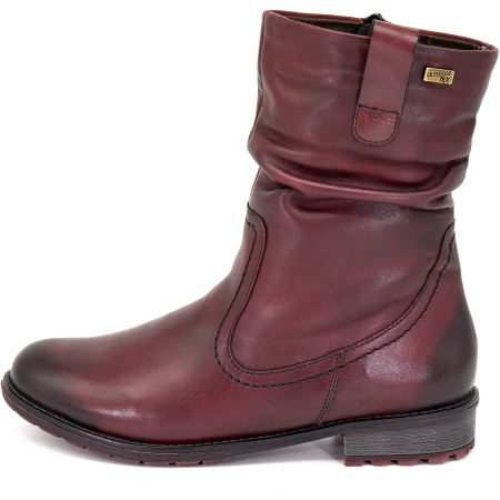 Полусапоги  Remonte  бордовый  кожа Z-8388 фото в интернет-магазине | Omadey.ru