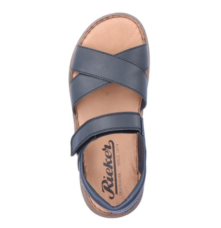 Сандалии  Rieker  синий  кожа/кожа искусств. F-200248 фото в интернет-магазине | Omadey.ru