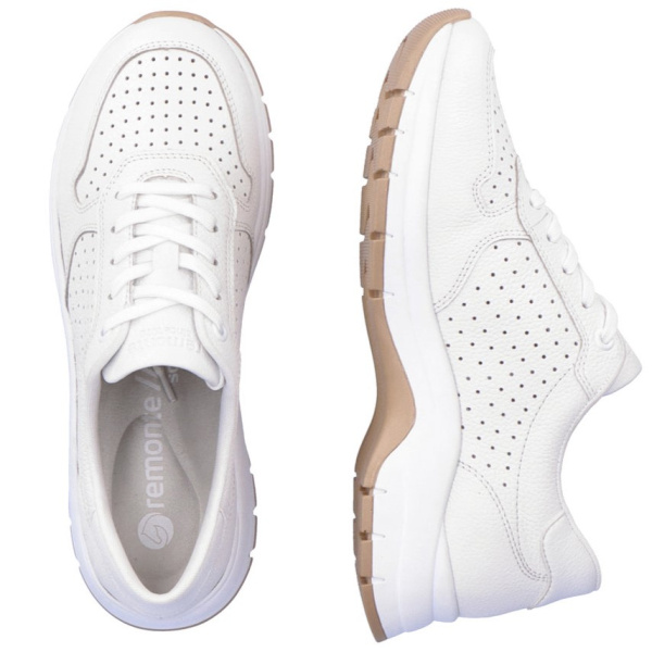 Фото Кроссовки  Remonte  белый  кожа/кожа искусств. F-400146 Фото Кроссовки  Remonte  белый  кожа/кожа искусств. F-400146