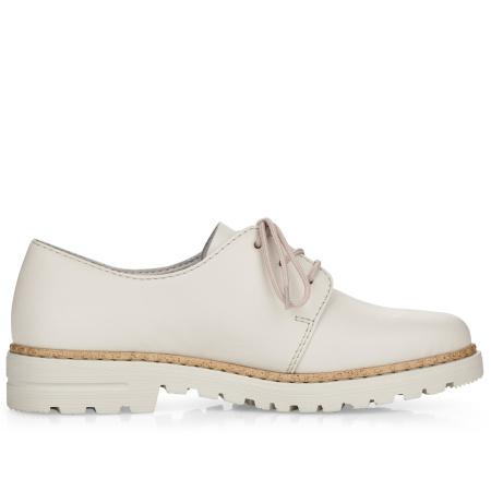 Туфли  Rieker  белый  кожа F-100071 фото в интернет-магазине | Omadey.ru