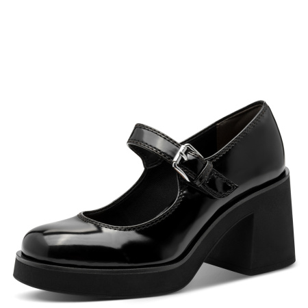 Туфли  Tamaris  черный  кожа искусств.  Z-400932 фото в интернет-магазине | Omadey.ru