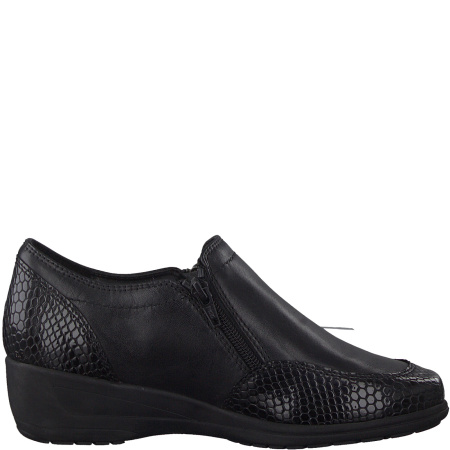 Туфли  Jana  черный  кожа Z-8458 фото в интернет-магазине | Omadey.ru