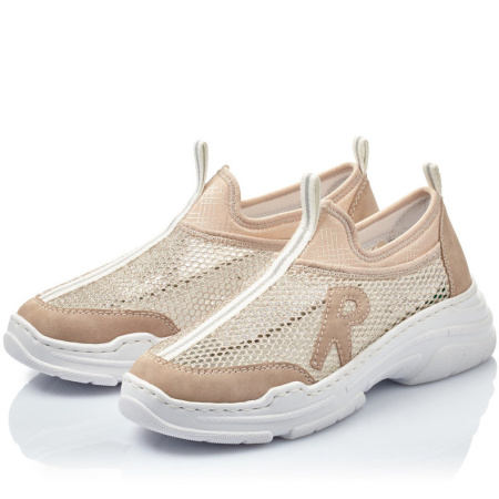 Кроссовки  Rieker  розовый  кожа искусств./текстиль F-81038 фото в интернет-магазине | Omadey.ru