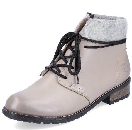 Ботинки  Remonte  серый  кожа/кожа искусств./текстиль Z-300066 фото в интернет-магазине | Omadey.ru