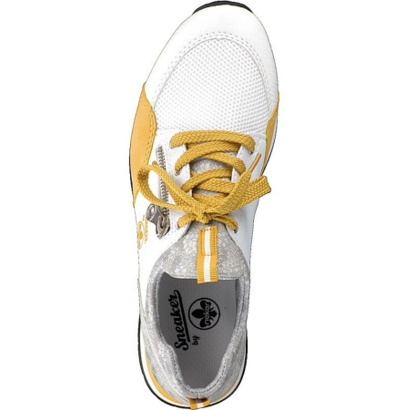 Кроссовки  Rieker  белый  кожа искусств./текстиль F-90084 фото в интернет-магазине | Omadey.ru