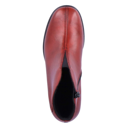 Ботинки  Remonte  бордовый  кожа Z-200132 фото в интернет-магазине | Omadey.ru