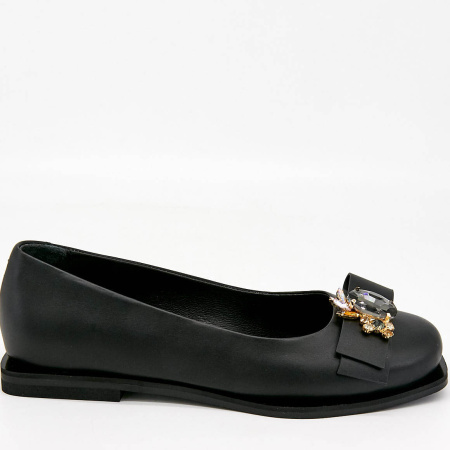 Туфли  Rovigo  черный  кожа F-80889 фото в интернет-магазине | Omadey.ru