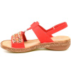 Сандалии  Rieker  красный  кожа искусств. F-91279 фото в интернет-магазине | Omadey.ru