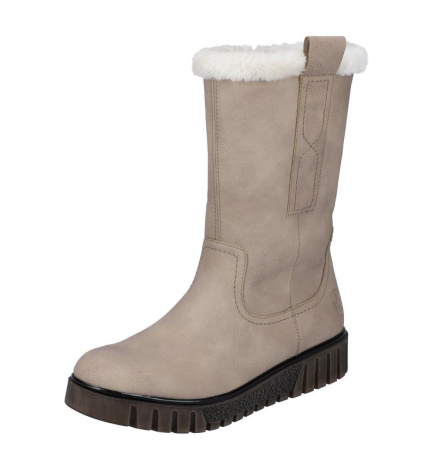 Полусапоги  Rieker  бежевый  кожа искусств./текстиль Z-200376 фото в интернет-магазине | Omadey.ru