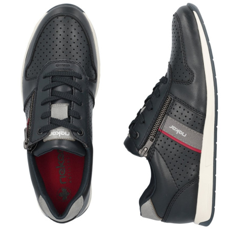 Кроссовки  Rieker  синий  кожа/кожа искусств. F-300515 фото в интернет-магазине | Omadey.ru