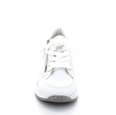Кроссовки  Rieker  белый  кожа искусств./текстиль F-400024 фото в интернет-магазине | Omadey.ru