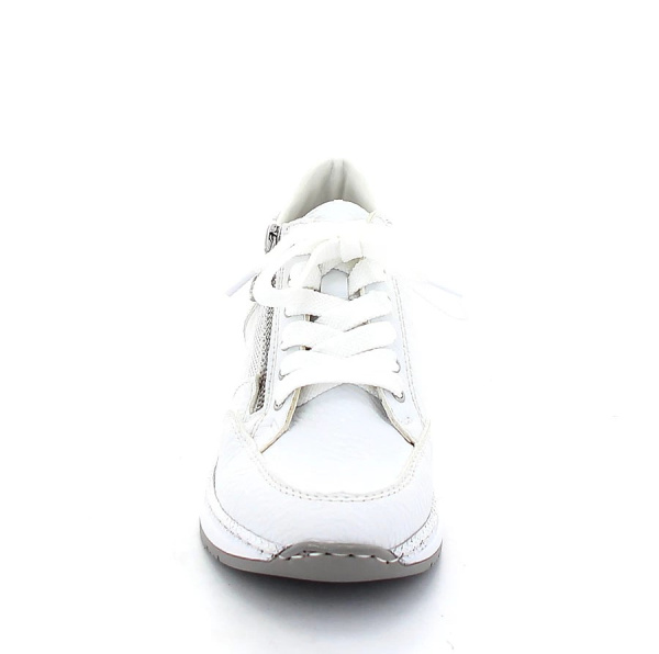 Фото Кроссовки  Rieker  белый  кожа искусств./текстиль F-400024 Фото Кроссовки  Rieker  белый  кожа искусств./текстиль F-400024