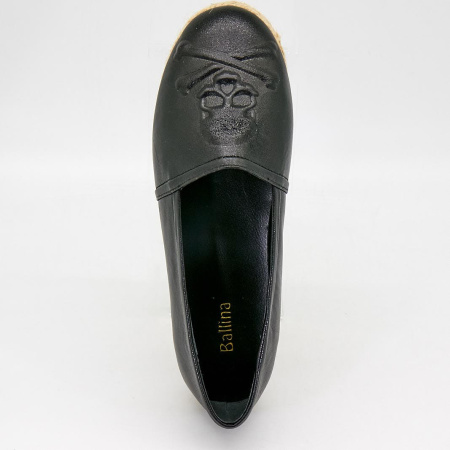 Туфли  Ballina  черный  кожа F-3472 фото в интернет-магазине | Omadey.ru
