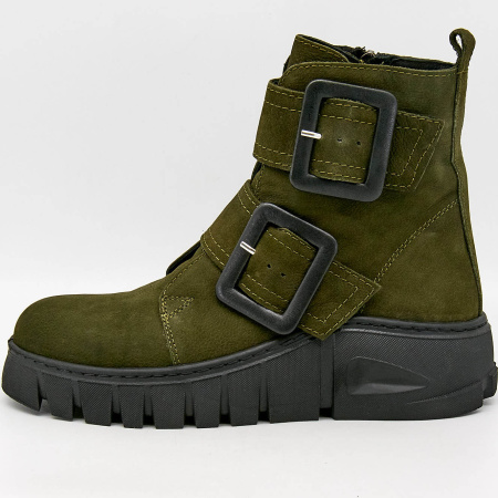 Ботинки  Dakkem  хаки  нубук Z-100808 фото в интернет-магазине | Omadey.ru