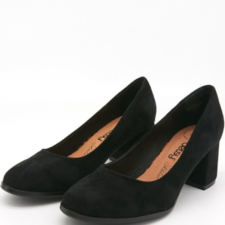 Туфли  Betsy  черный  замша искусств. Z-8431 фото в интернет-магазине | Omadey.ru