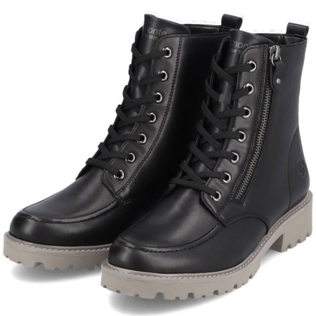 Ботинки  Remonte  черный  кожа/кожа искусств. Z-300058 фото в интернет-магазине | Omadey.ru