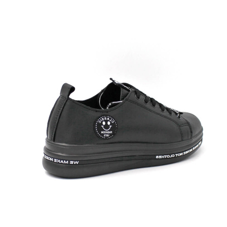 Кеды  Baden  черный  кожа Z-100256 фото в интернет-магазине | Omadey.ru