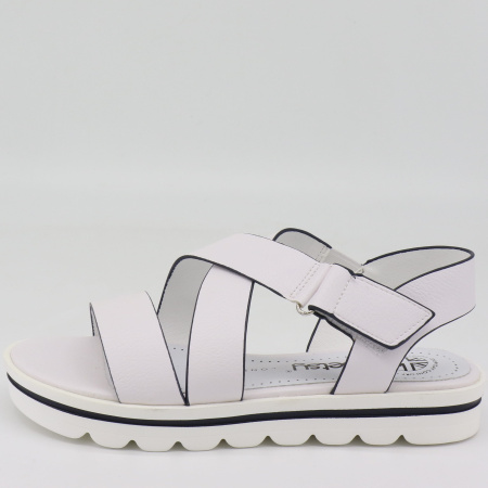 Сандалии  Betsy  белый  кожа искусств. F-80982 фото в интернет-магазине | Omadey.ru