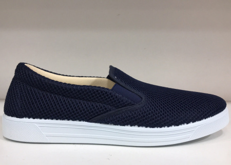 Слипоны  Imara MODA  синий  текстиль F-90031 фото в интернет-магазине | Omadey.ru