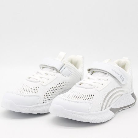 Кроссовки  Crosby  белый  кожа искусств./текстиль Z-100029 фото в интернет-магазине | Omadey.ru