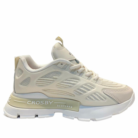 Кроссовки  Crosby  бежевый  сетка/ПВХ F-90834 фото в интернет-магазине | Omadey.ru