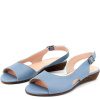 Босоножки  Rovigo  голубой  кожа F-80893 фото в интернет-магазине | Omadey.ru