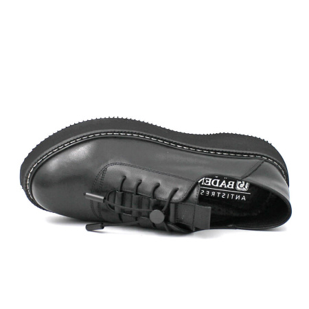 Полуботинки  Baden  черный  кожа Z-100260 фото в интернет-магазине | Omadey.ru