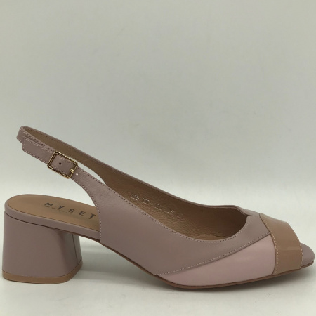 Босоножки  MYSET  розовый  шевро F-90611 фото в интернет-магазине | Omadey.ru