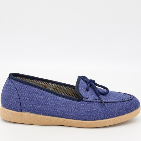 Туфли  Imara ORTO  синий  текстиль F-90011 фото в интернет-магазине | Omadey.ru