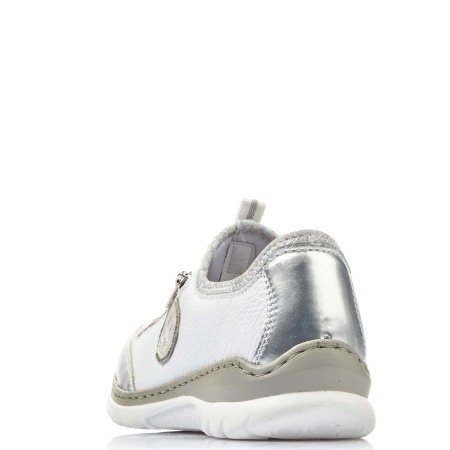 Кроссовки  женские Rieker  белый  кожа искусств./текстиль F-91261 фото в интернет-магазине | Omadey.ru