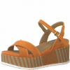 Босоножки  Marco Tozzi  оранжевый  кожа F-91088 фото в интернет-магазине | Omadey.ru