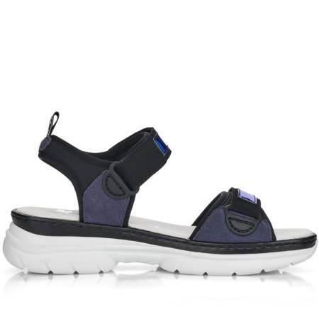 Сандалии  Rieker  черный  кожа/кожа искусств./текстиль F-90162 фото в интернет-магазине | Omadey.ru